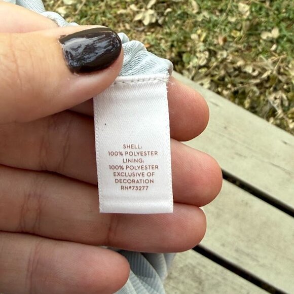 Lauren Conrad Gray Wrap-Tie Dress (Size S) - Picture 4 of 4